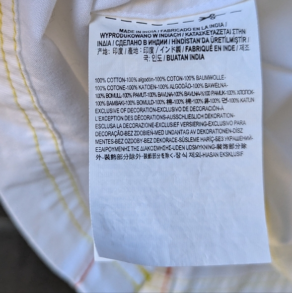 Vans Thread It Top Button Up White Colorful Stitching Size Small - Picture 8 of 10